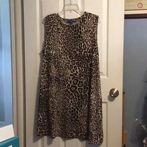 Sleeveless swing dress